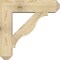 Ekena Millwork Funston Craftsman Rough Sawn Bracket w/ Offset Brace, Douglas Fir, 8"W x 30"D x 30"H BKT0806X30X30FST04RDF - alternate 3